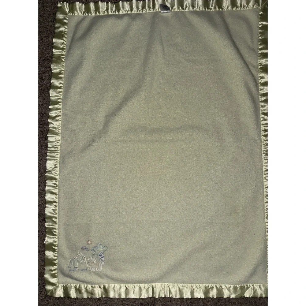 Carter's Just One Year Forever Friends Tiger Zebra Tree Fleece‎  Baby Blanket